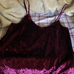 Velvet shirt